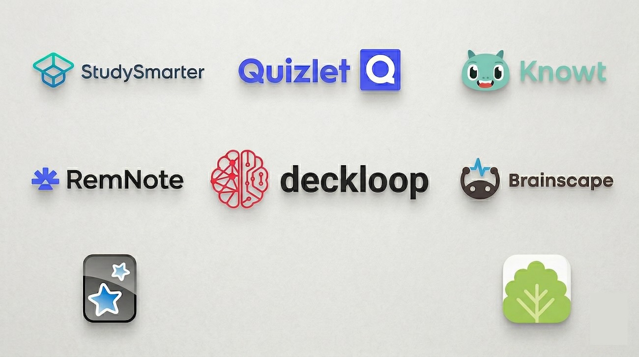 The Best Flashcard Apps in 2026: Anki, Quizlet, RemNote, Deckloop, and More